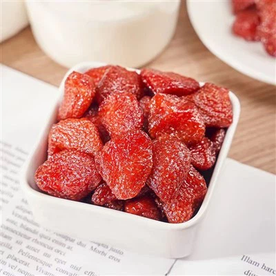 Morangos Secos Adoçados